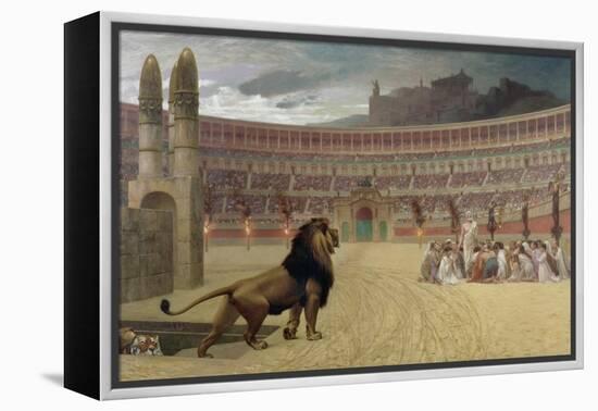 The Christian Martyr's Last Prayer, 1863-83-Jean Leon Gerome-Framed Premier Image Canvas