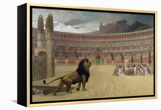 The Christian Martyr's Last Prayer, 1863-83-Jean Leon Gerome-Framed Premier Image Canvas