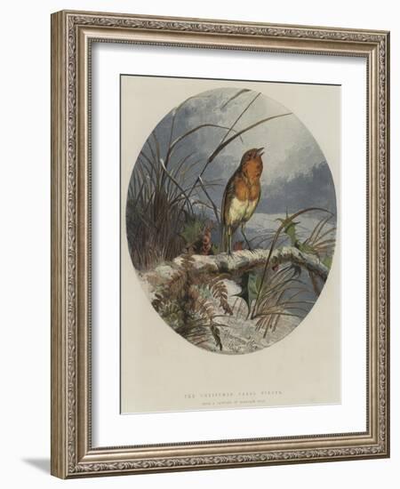 The Christmas Carol Singer-Harrison William Weir-Framed Giclee Print