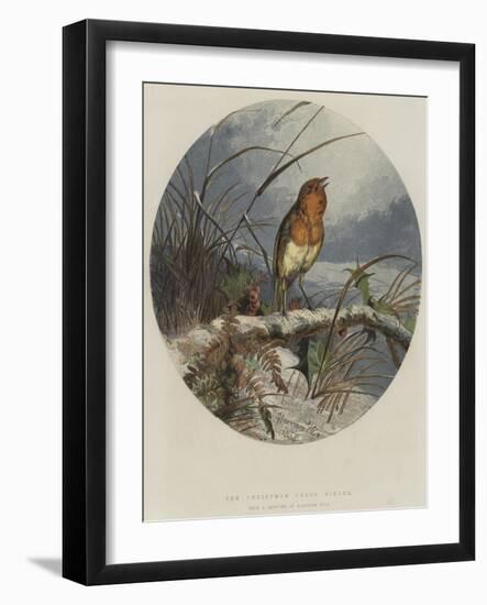 The Christmas Carol Singer-Harrison William Weir-Framed Giclee Print