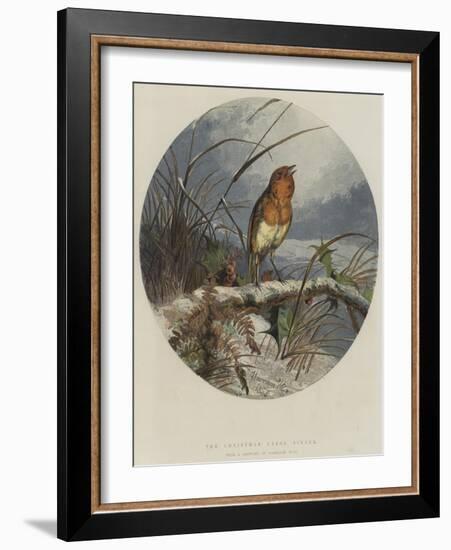 The Christmas Carol Singer-Harrison William Weir-Framed Giclee Print