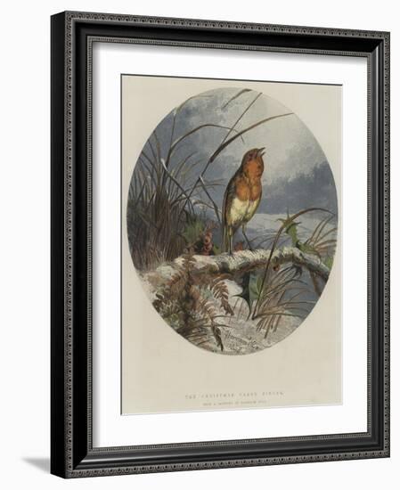 The Christmas Carol Singer-Harrison William Weir-Framed Giclee Print