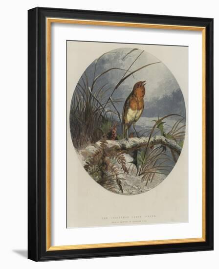 The Christmas Carol Singer-Harrison William Weir-Framed Giclee Print