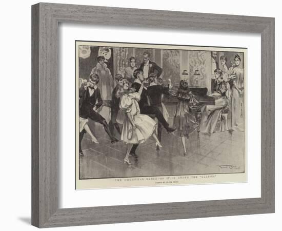 The Christmas Dance, as it Is Among the Classes-Frank Craig-Framed Giclee Print