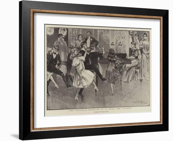 The Christmas Dance, as it Is Among the Classes-Frank Craig-Framed Giclee Print