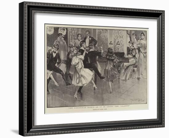 The Christmas Dance, as it Is Among the Classes-Frank Craig-Framed Giclee Print