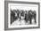 The Christmas Day Truce of 1914, Published 1915-English School-Framed Giclee Print