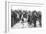 The Christmas Day Truce of 1914, Published 1915-English School-Framed Giclee Print