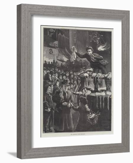 The Christmas Goose Merchant-null-Framed Giclee Print