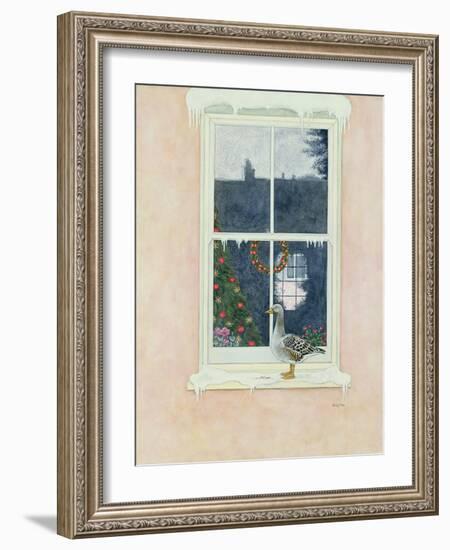 The Christmas Goose-Ditz-Framed Giclee Print