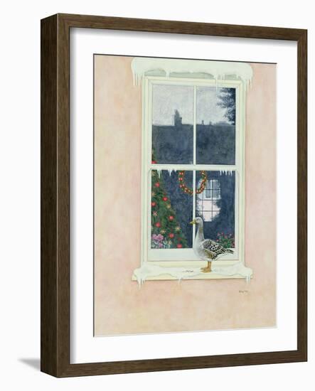 The Christmas Goose-Ditz-Framed Giclee Print