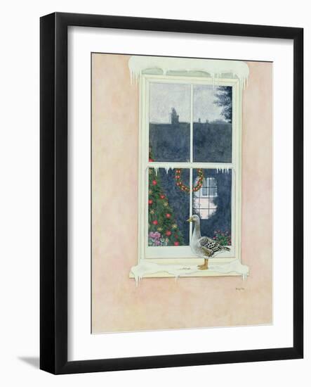 The Christmas Goose-Ditz-Framed Giclee Print