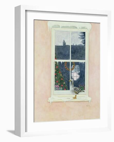 The Christmas Goose-Ditz-Framed Giclee Print