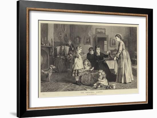 The Christmas Hamper-George Goodwin Kilburne-Framed Giclee Print