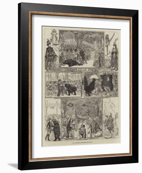 The Christmas Pantomimes-George Cruikshank-Framed Giclee Print