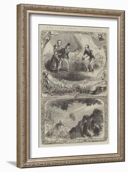 The Christmas Pantomimes-Charles Robinson-Framed Giclee Print