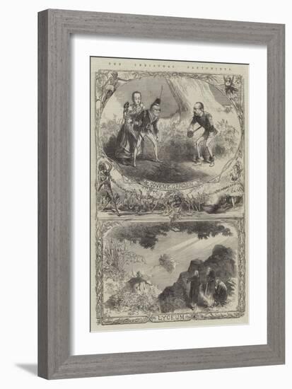 The Christmas Pantomimes-Charles Robinson-Framed Giclee Print