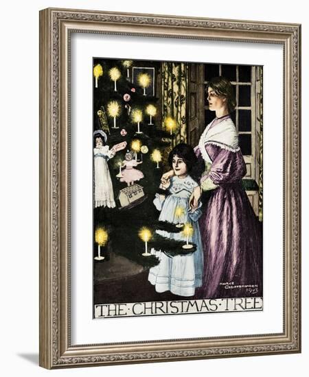 'The Christmas Tree', 1903 (1903)-Maurice Greiffenhagen-Framed Giclee Print