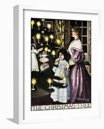 'The Christmas Tree', 1903 (1903)-Maurice Greiffenhagen-Framed Giclee Print