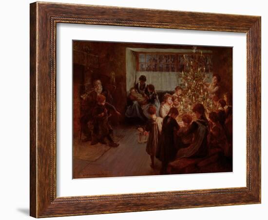 The Christmas Tree, 1911-Albert Chevallier Tayler-Framed Giclee Print