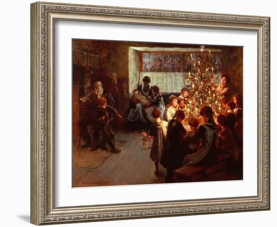 The Christmas Tree-Albert Chevallier Tayler-Framed Giclee Print