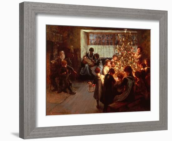 The Christmas Tree-Albert Chevallier Tayler-Framed Giclee Print