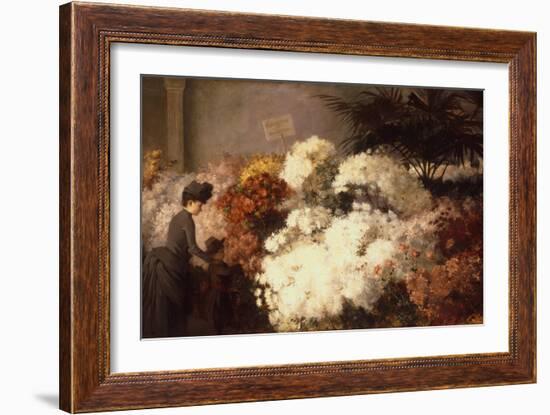 The Chrysanthemum Show-Abbott Fuller Graves-Framed Giclee Print