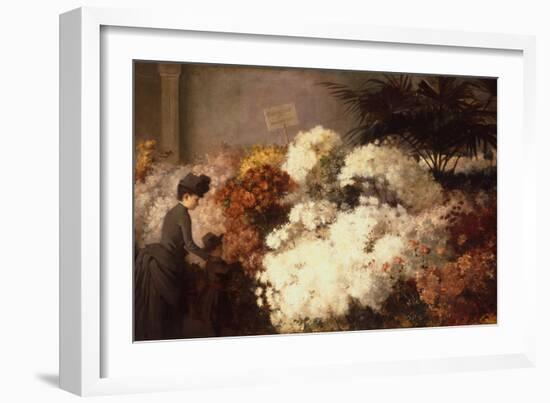 The Chrysanthemum Show-Abbott Fuller Graves-Framed Giclee Print