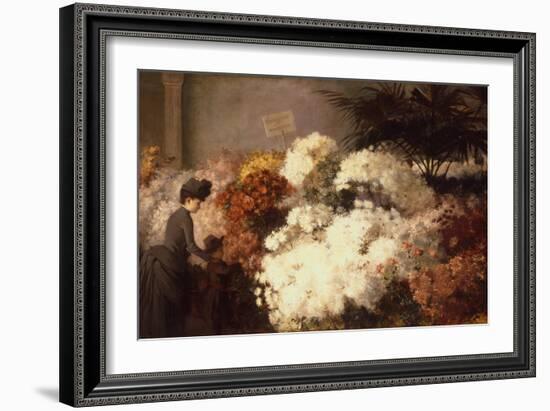 The Chrysanthemum Show-Abbott Fuller Graves-Framed Giclee Print