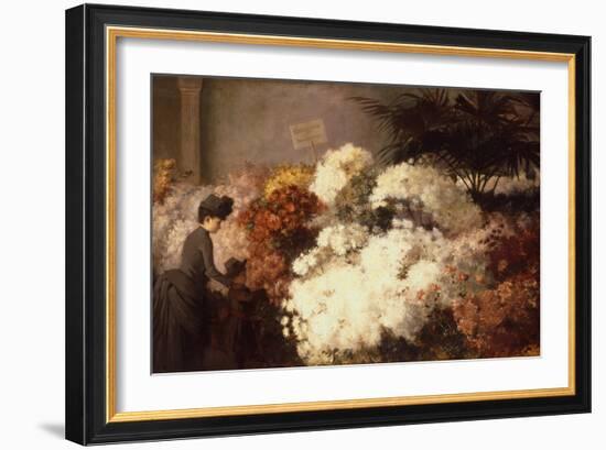 The Chrysanthemum Show-Abbott Fuller Graves-Framed Giclee Print