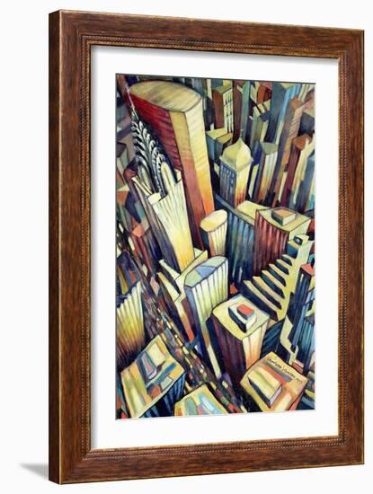 The Chrysler Building, 1993-Charlotte Johnson Wahl-Framed Giclee Print