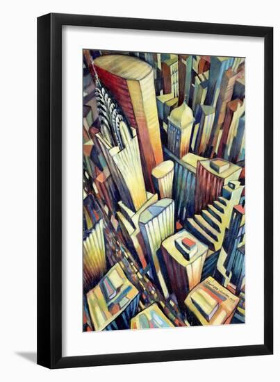 The Chrysler Building, 1993-Charlotte Johnson Wahl-Framed Giclee Print