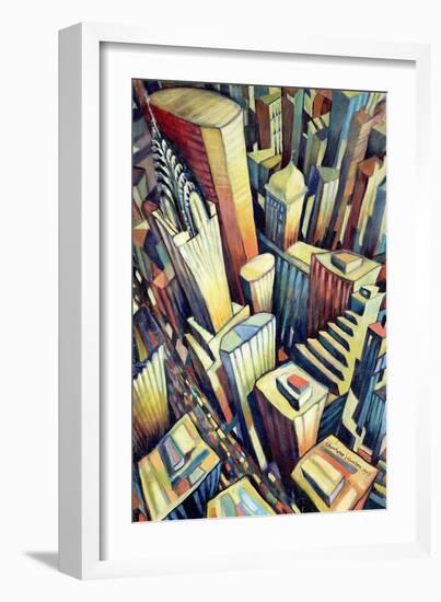 The Chrysler Building, 1993-Charlotte Johnson Wahl-Framed Giclee Print