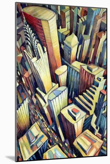 The Chrysler Building, 1993-Charlotte Johnson Wahl-Mounted Giclee Print