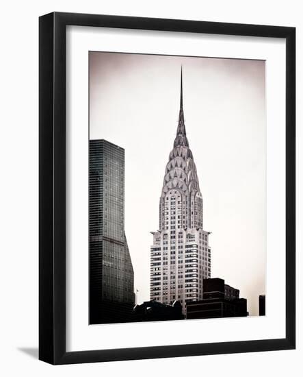 The Chrysler Building, Art Deco Style Skyscraper in NYC, Turtle Bay, Manhattan, US, White Frame-Philippe Hugonnard-Framed Art Print