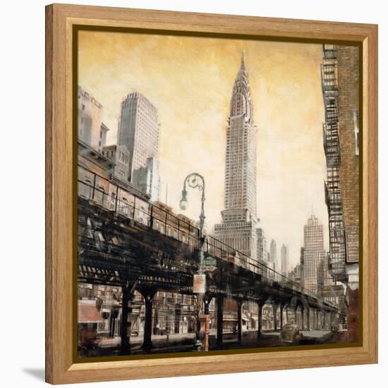 The Chrysler Building from the-Matthew Daniels-Framed Stretched Canvas