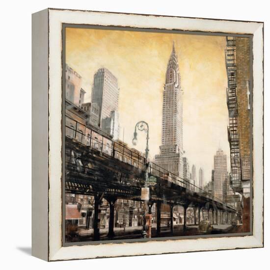 The Chrysler Building from the-Matthew Daniels-Framed Stretched Canvas