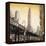 The Chrysler Building from the-Matthew Daniels-Framed Stretched Canvas