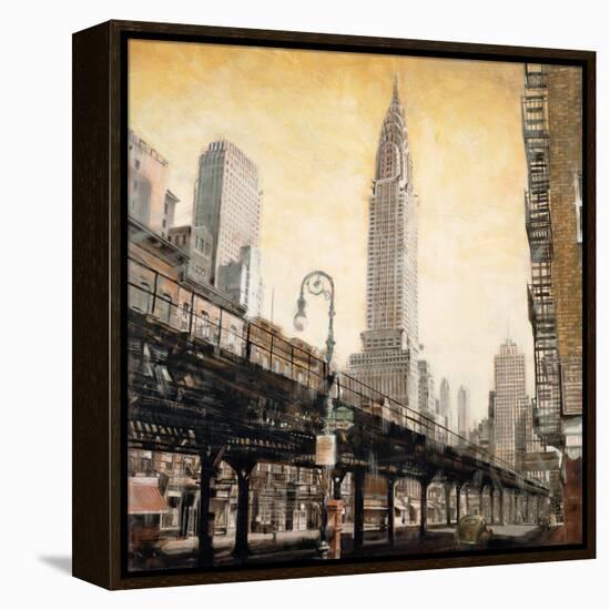 The Chrysler Building from the-Matthew Daniels-Framed Stretched Canvas