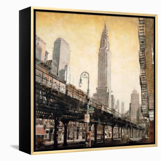 The Chrysler Building from the-Matthew Daniels-Framed Stretched Canvas