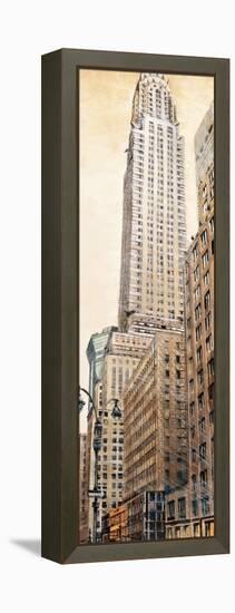 The Chrysler Building-Matthew Daniels-Framed Stretched Canvas