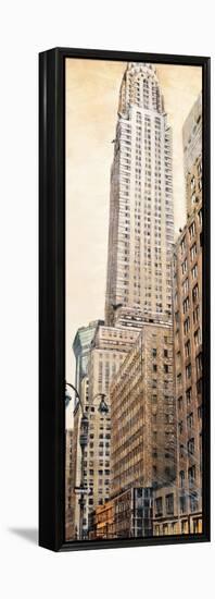 The Chrysler Building-Matthew Daniels-Framed Stretched Canvas