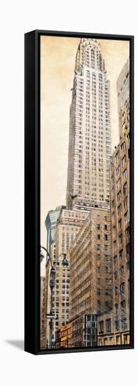 The Chrysler Building-Matthew Daniels-Framed Stretched Canvas
