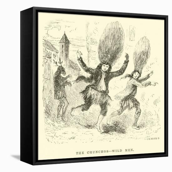 The Chunchos, Wild Men-Édouard Riou-Framed Premier Image Canvas