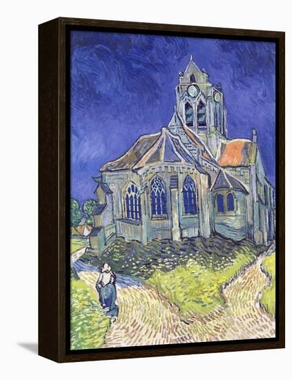 The Church at Auvers-Sur-Oise, 1890-Vincent van Gogh-Framed Premier Image Canvas