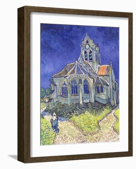 The Church at Auvers-Sur-Oise, 1890-Vincent van Gogh-Framed Giclee Print