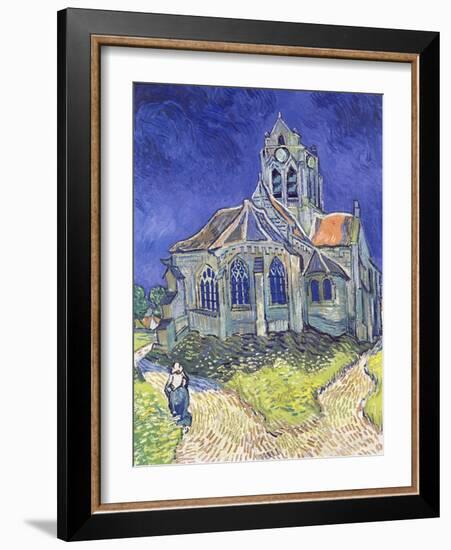 The Church at Auvers-Sur-Oise, 1890-Vincent van Gogh-Framed Giclee Print