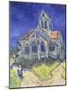 The Church at Auvers-Sur-Oise, 1890-Vincent van Gogh-Mounted Giclee Print