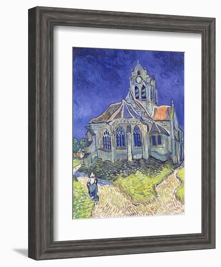 The Church at Auvers-Sur-Oise, 1890-Vincent van Gogh-Framed Giclee Print