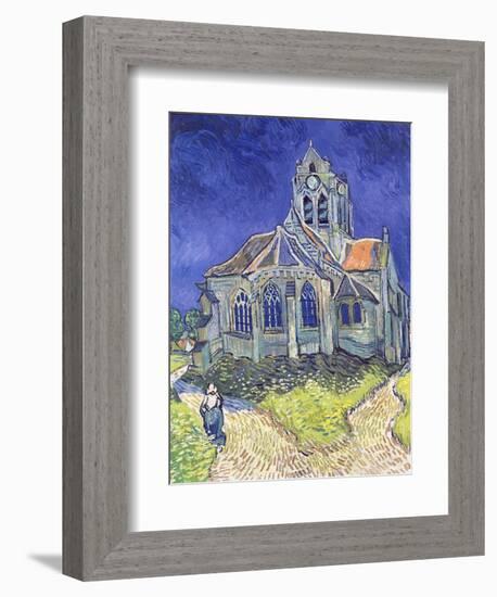 The Church at Auvers-Sur-Oise, 1890-Vincent van Gogh-Framed Giclee Print